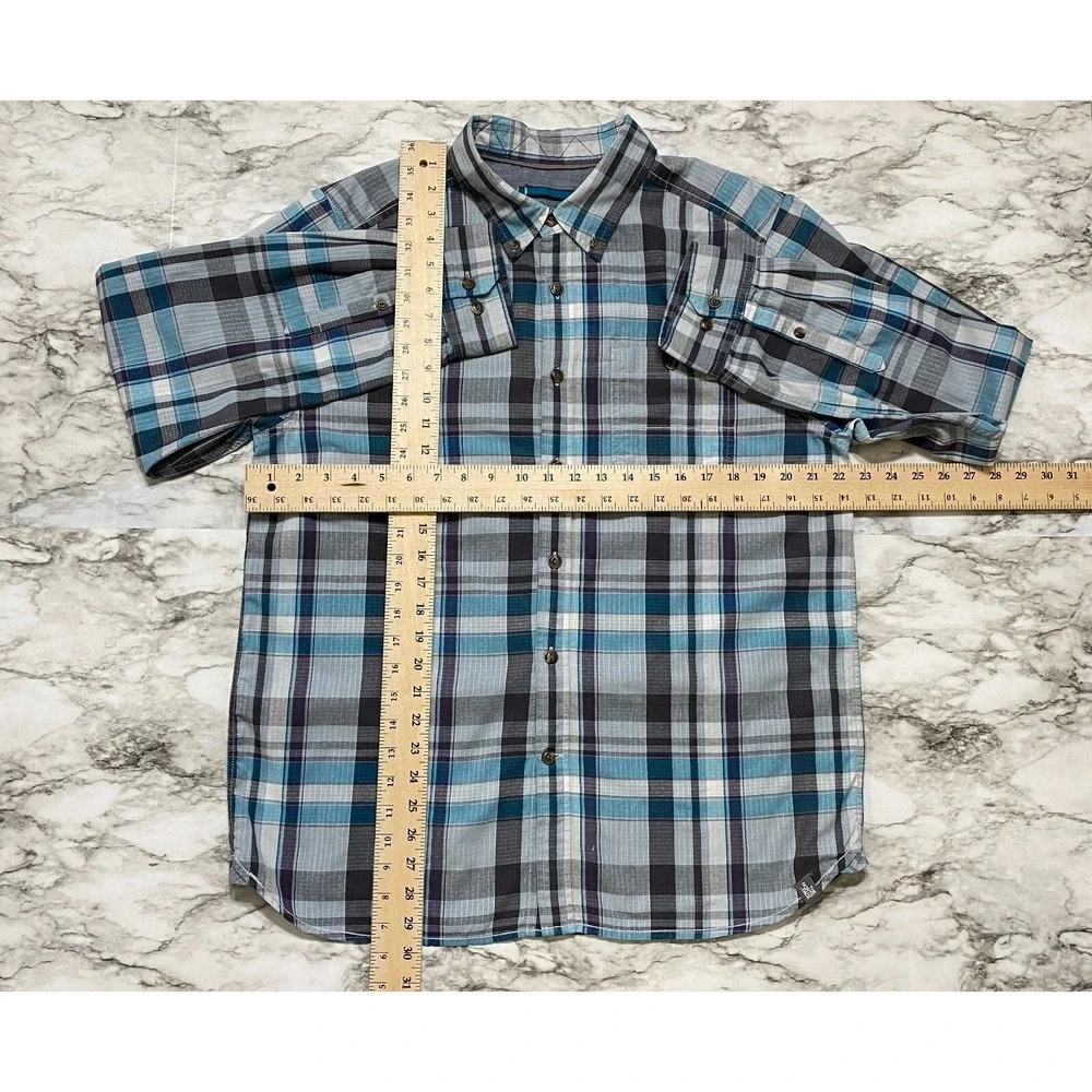 The North Face Men's Shirt Size L Multicolor‎ Plaid Outdoor Hiking Long Sleeve